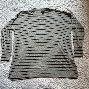Worthington striped pull over sweater size xl
